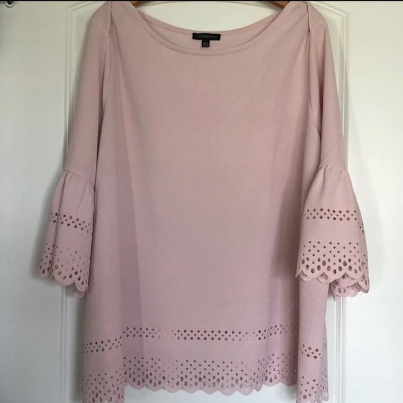 Lane Bryant Blush Pink Top - Picture 3 of 8